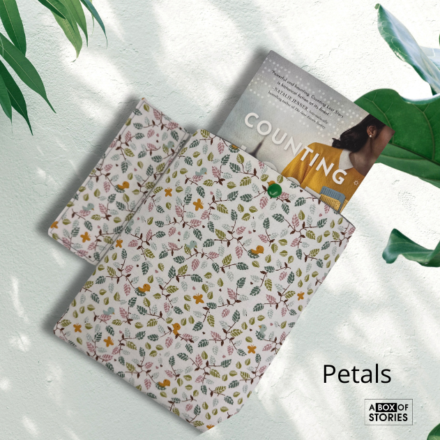 Handcrafted Book Sleeve & Matching Bookmark Set