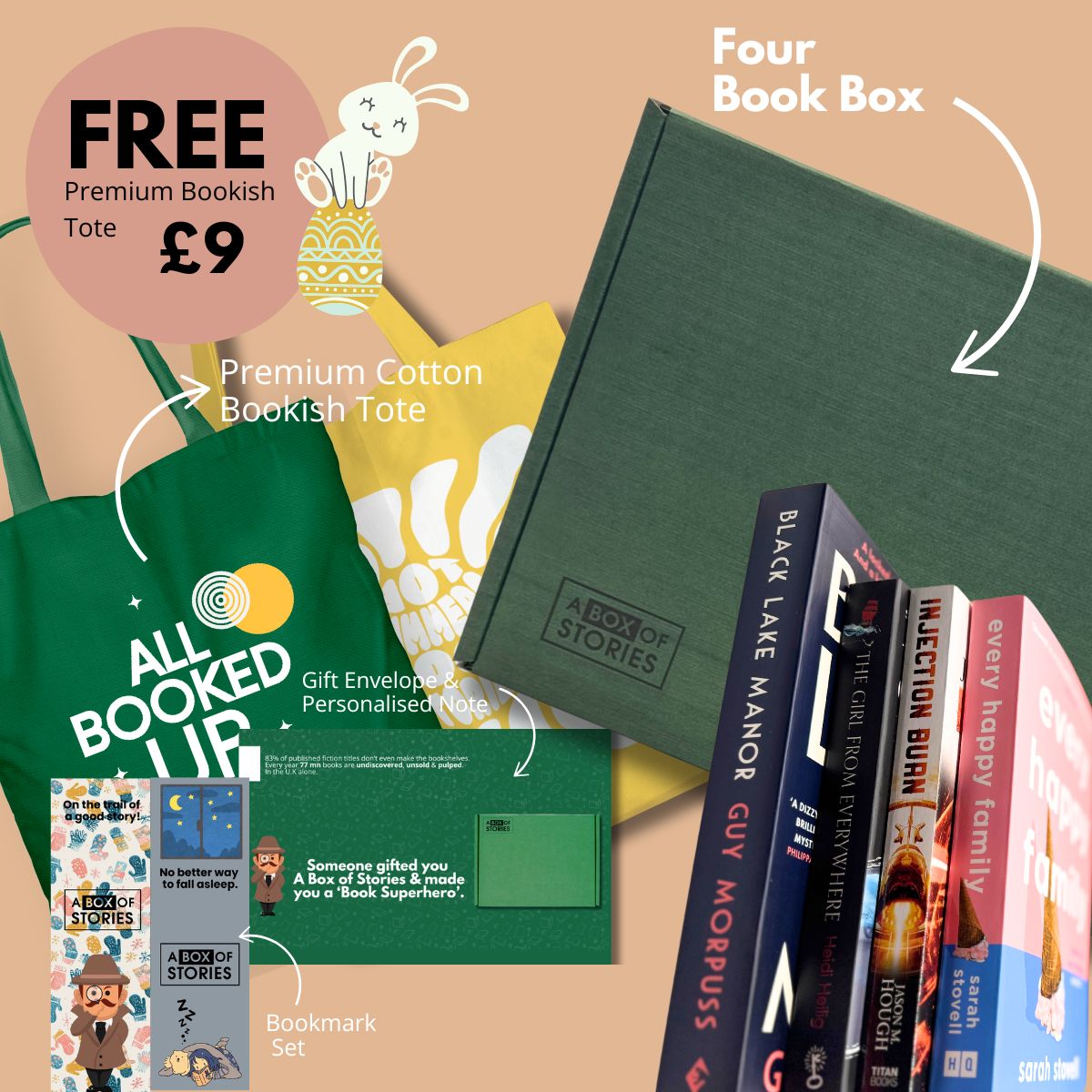 Surprise Gift Box of Books with Goodies - Easter Gifting