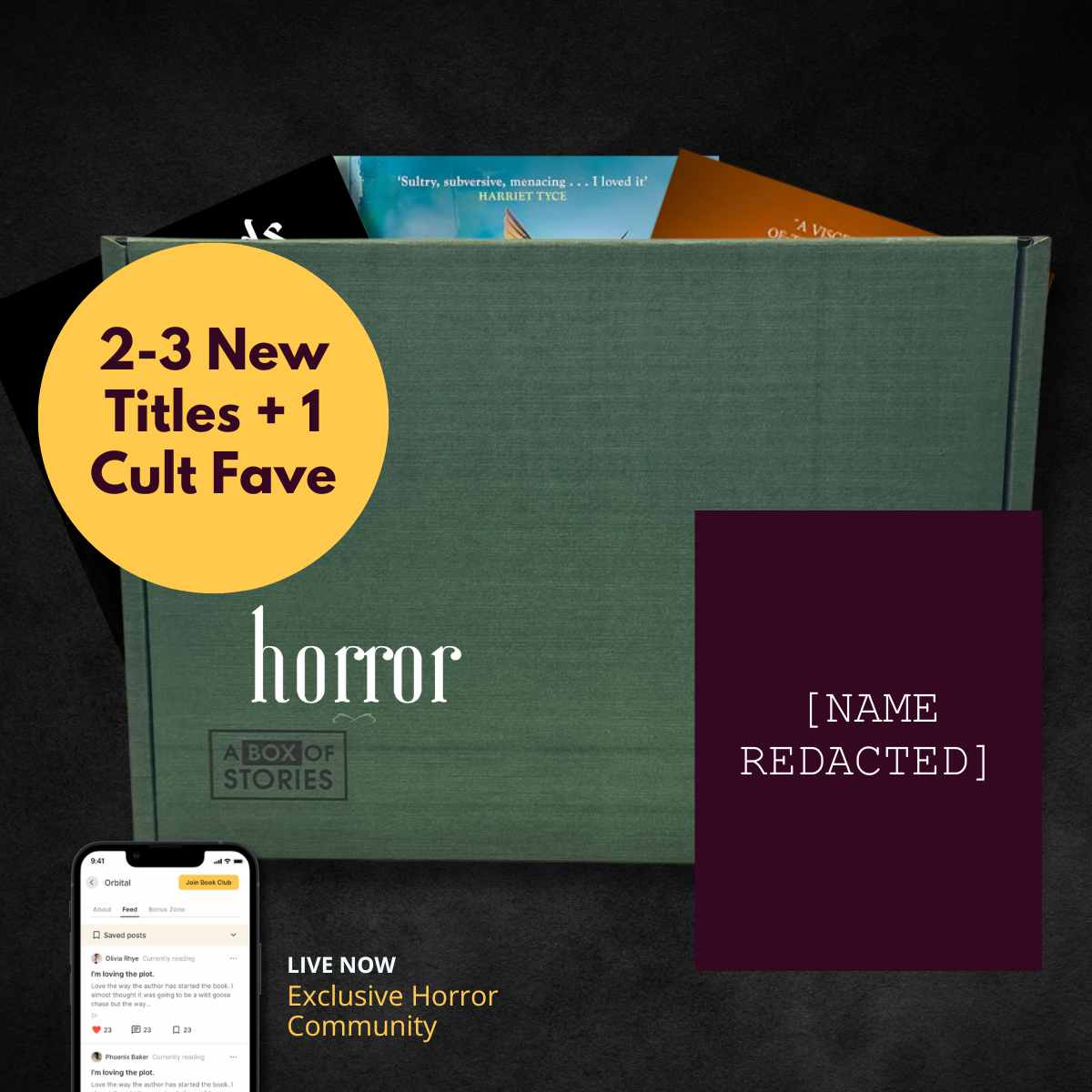 Horror Basic - 1 Free Cult Fave Book