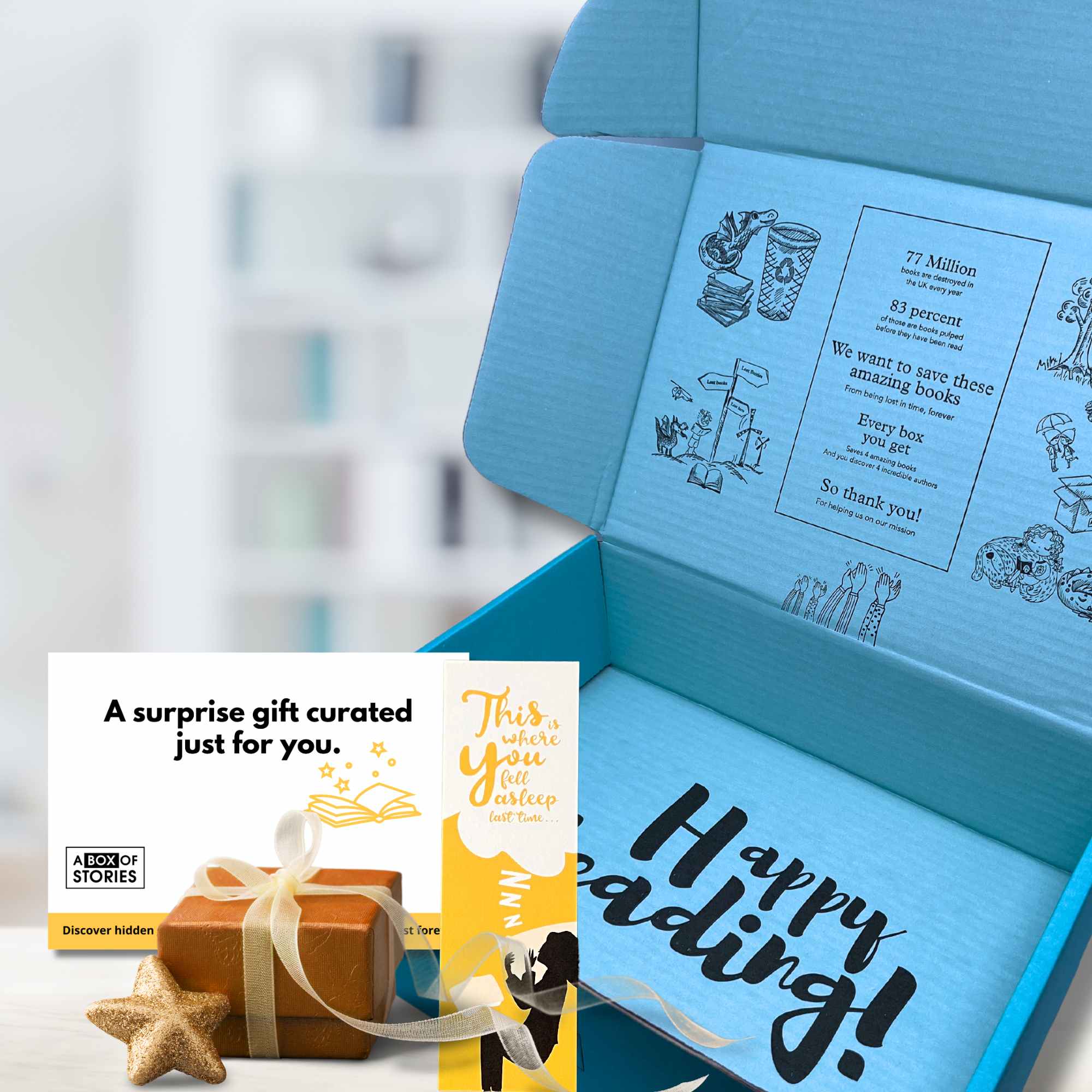 Build Your Fiction Box - Gift Box of 4 Books