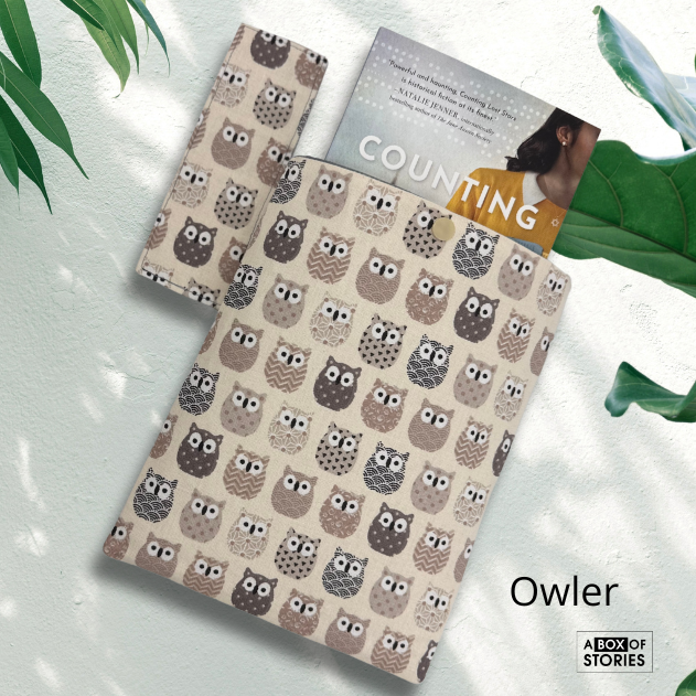 Handcrafted Book Sleeve & Matching Bookmark Set