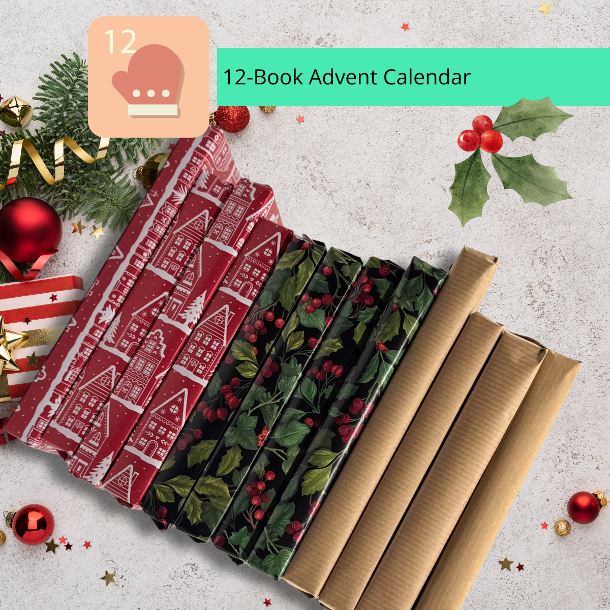 Bookish Advent Calendar 2024 12 Books A Box of Stories