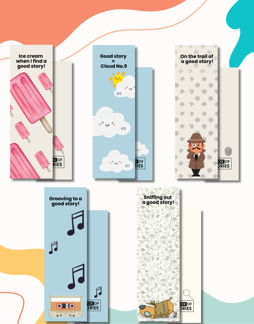 Premium Cotton Bookish Tote + Set of 2 Bookmarks