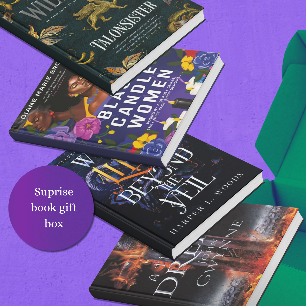 A Fantasy Box of 4 Surprise Books