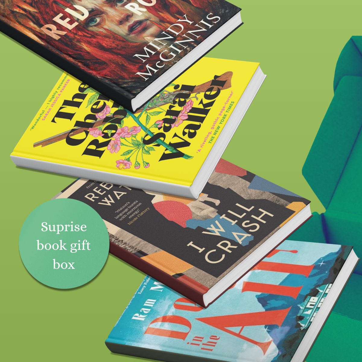 A Surprise Subscription Box of 4 Fiction Books