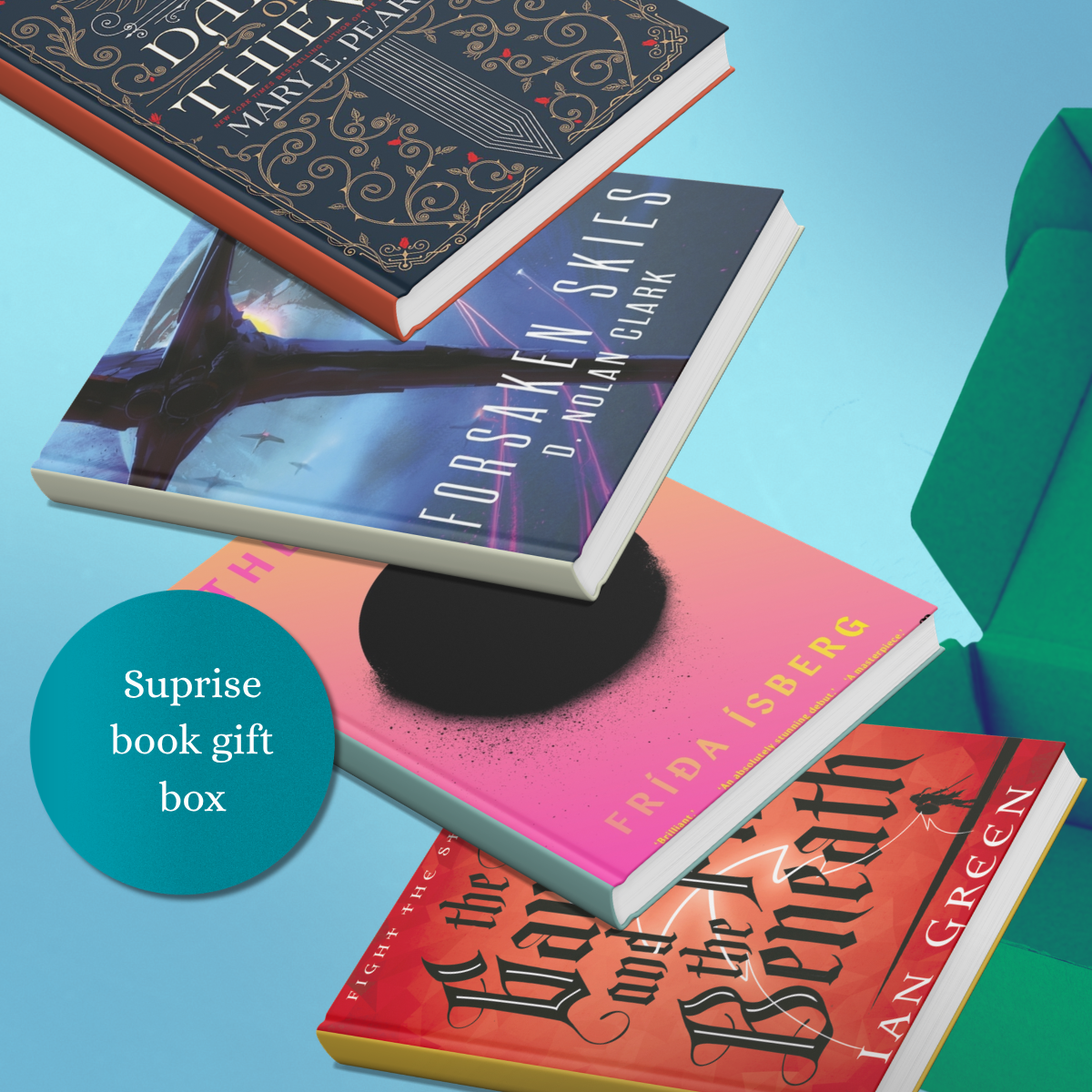 A Science Fiction & Fantasy Box of 4 Surprise Books