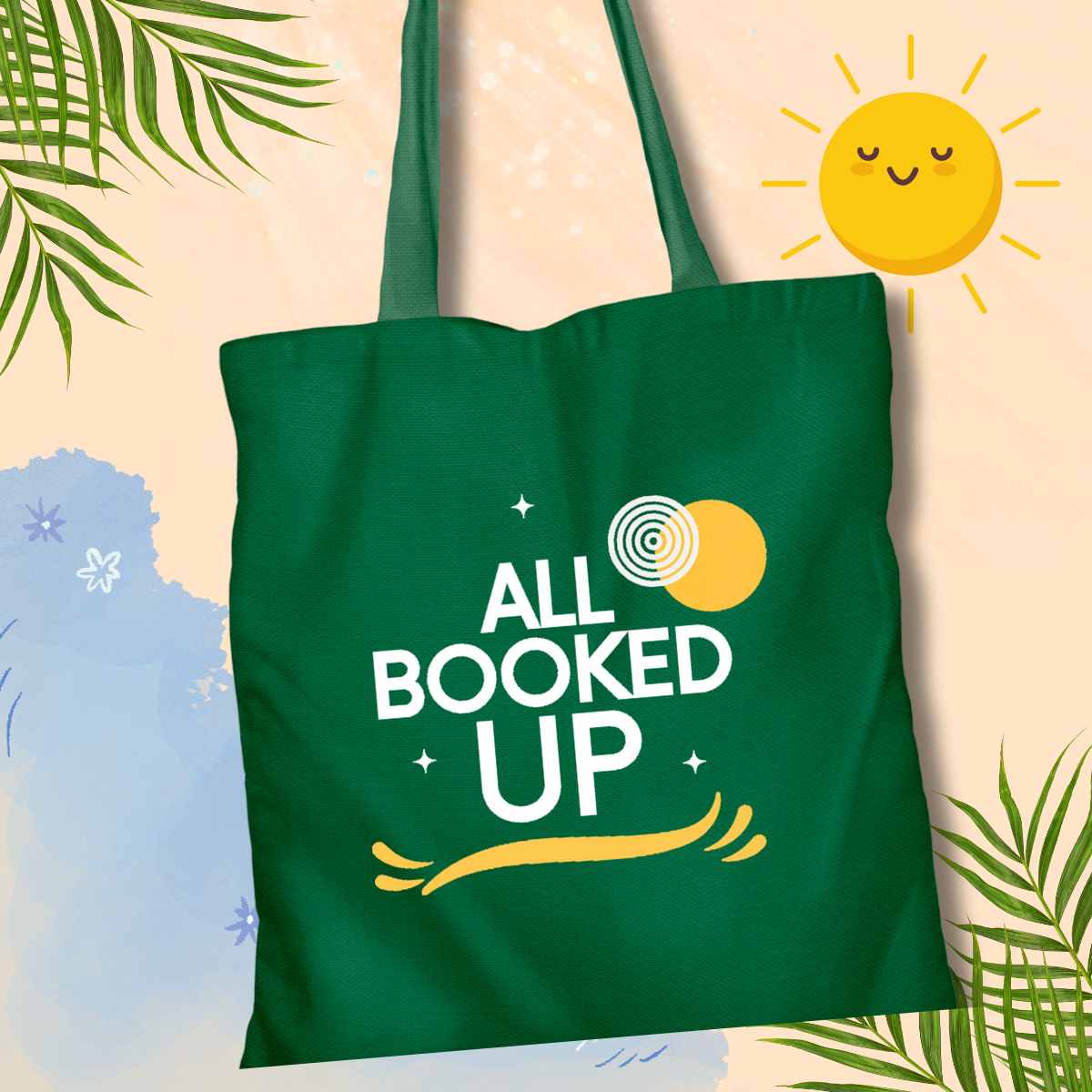 Premium Cotton Bookish Tote + Set of 2 Bookmarks