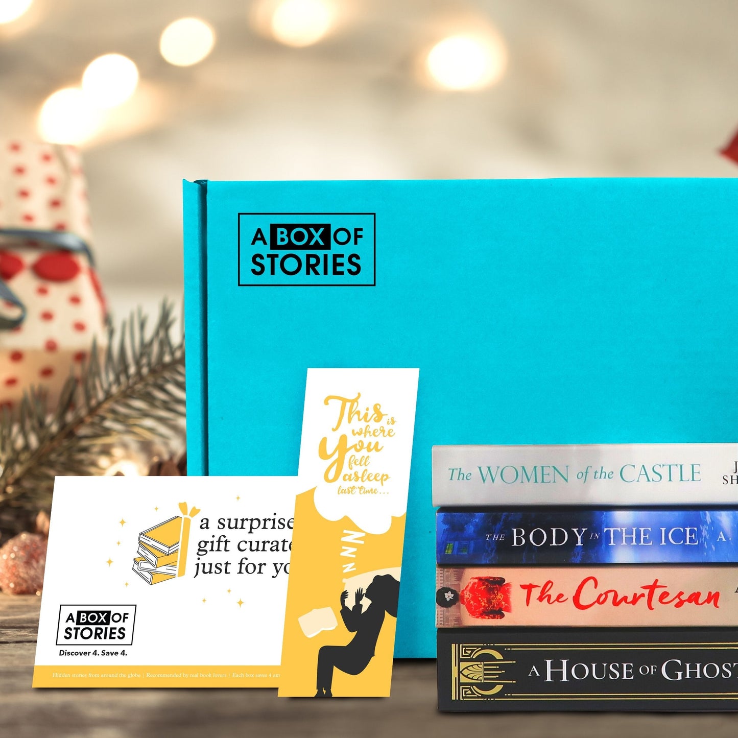Gift Box Historical Fiction Box of 4 Surprise Books