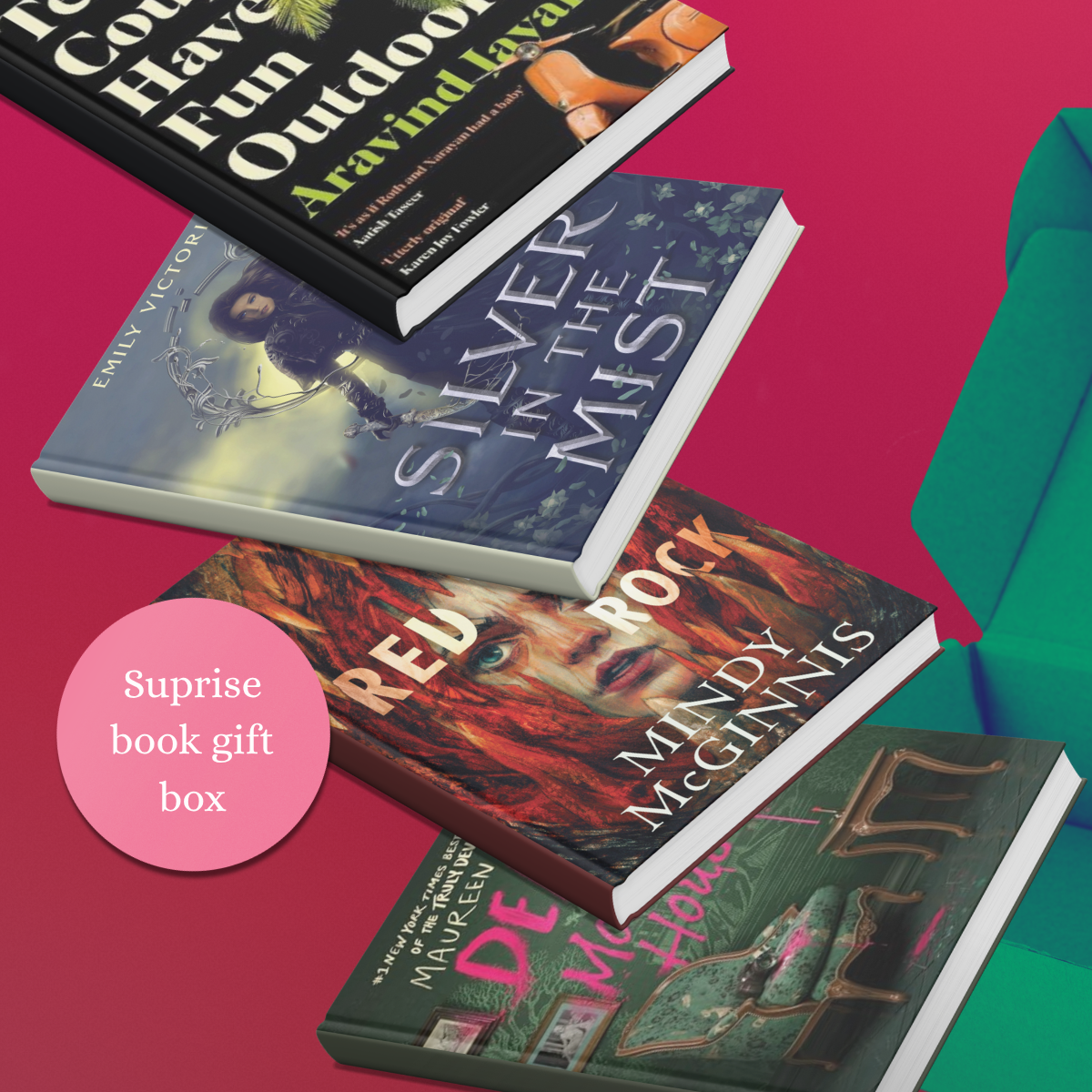 A Crime Mystery & Thriller Box of 4 Surprise Books