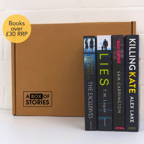 Crime, Mystery & Thriller Box of 4 Surprise Books - A Box of Stories