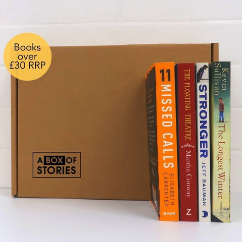 Prepaid: Surprise Subscription Box of 4 Books - 12 Total Boxes Delivered, One Every Month - A Box of Stories