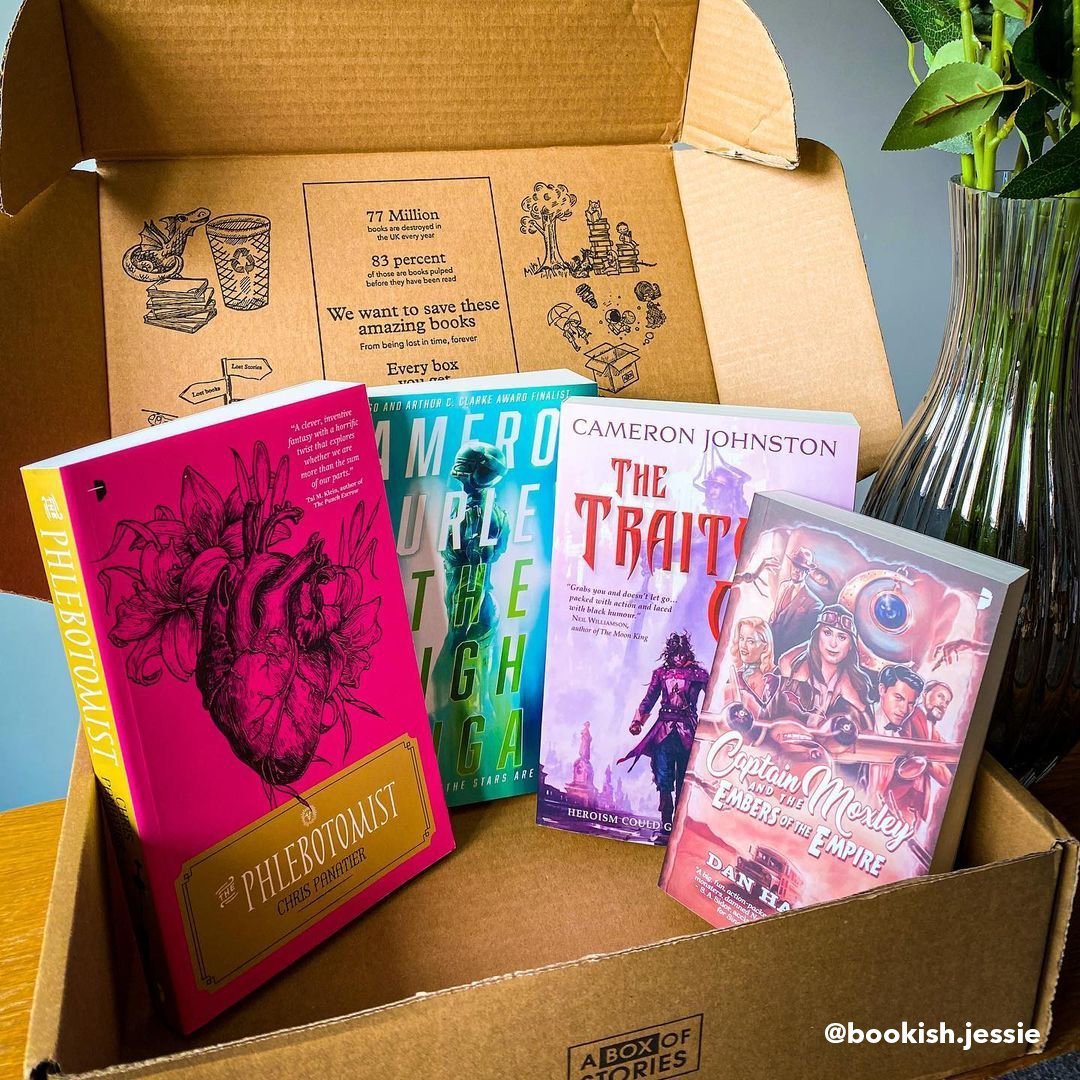 Science Fiction Box of 4 Surprise Books - A Box of Stories