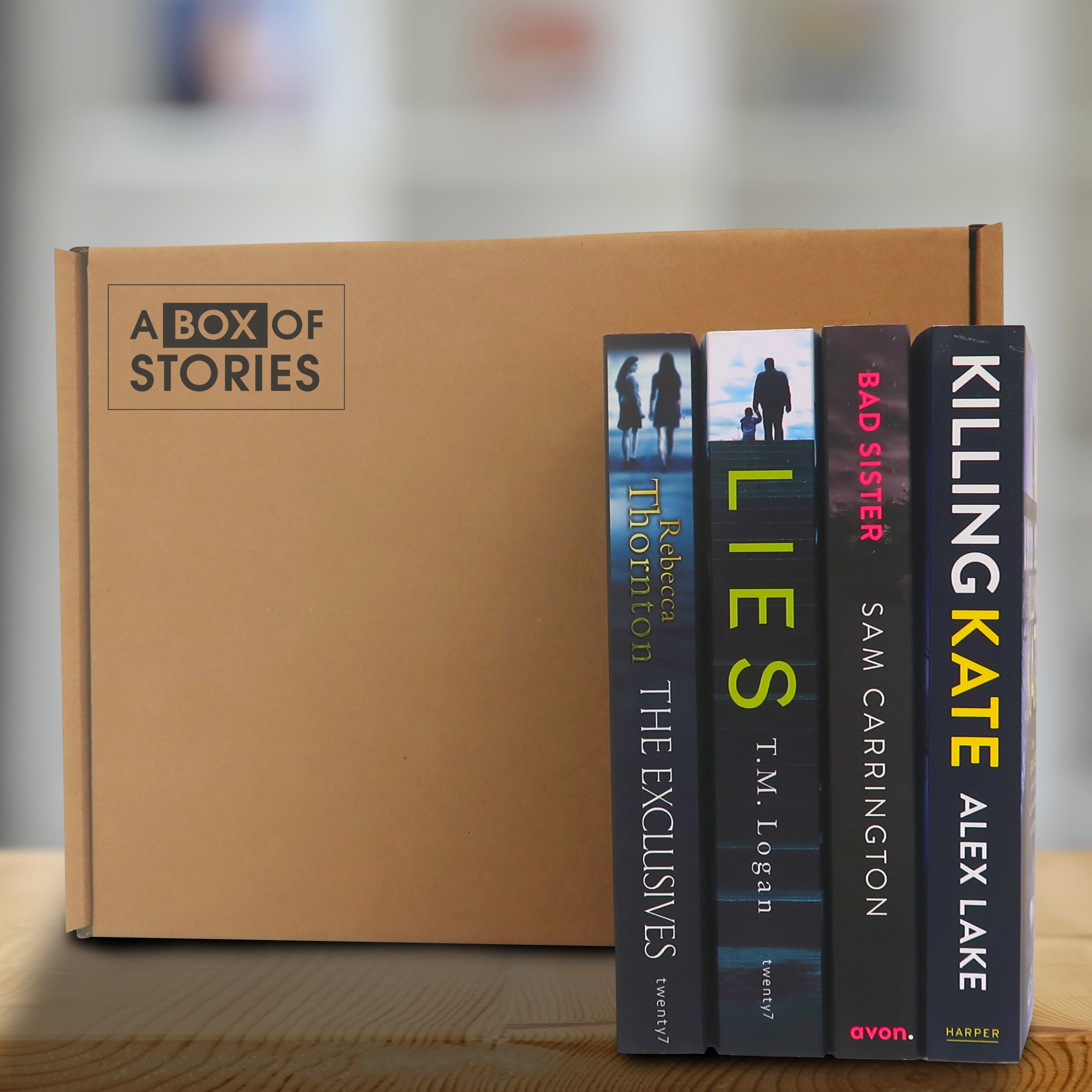 The Crime, Mystery & Thriller Box of 4 Surprise Books - A Box of Stories